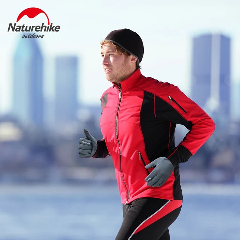 قفازات رياضية Naturehike مقاومة للماء دافئة شتوية للرجال والنساء قفازات تسلق المشي لمسافات طويلة قفازات ركوب الدراجات النارية - 2