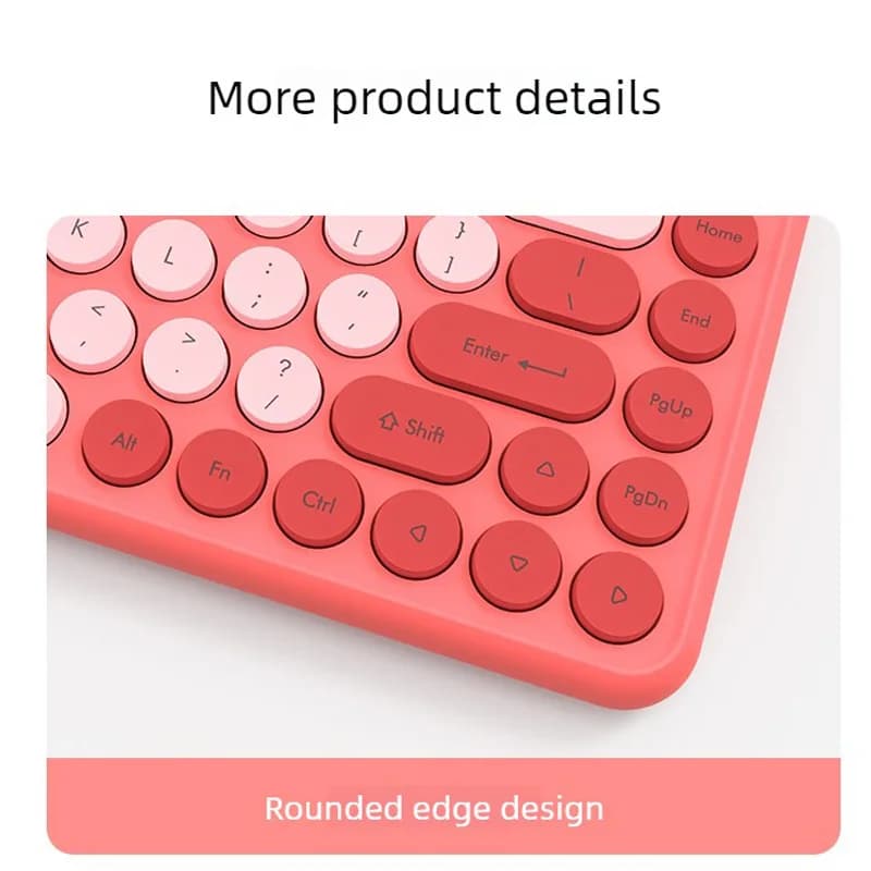 ASUS a bean wireless bluetooth typing keyboard computer iPad tablet office light mouse game e-sports color matching layout 84 ke - 3