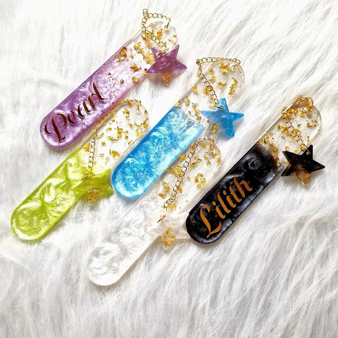Bookmark Jewelry Casting Silicone Resin Mold Set for DIY Bookmark Pendants Bookmark Molds Silicone Molds Resin Jewelry Making - 6