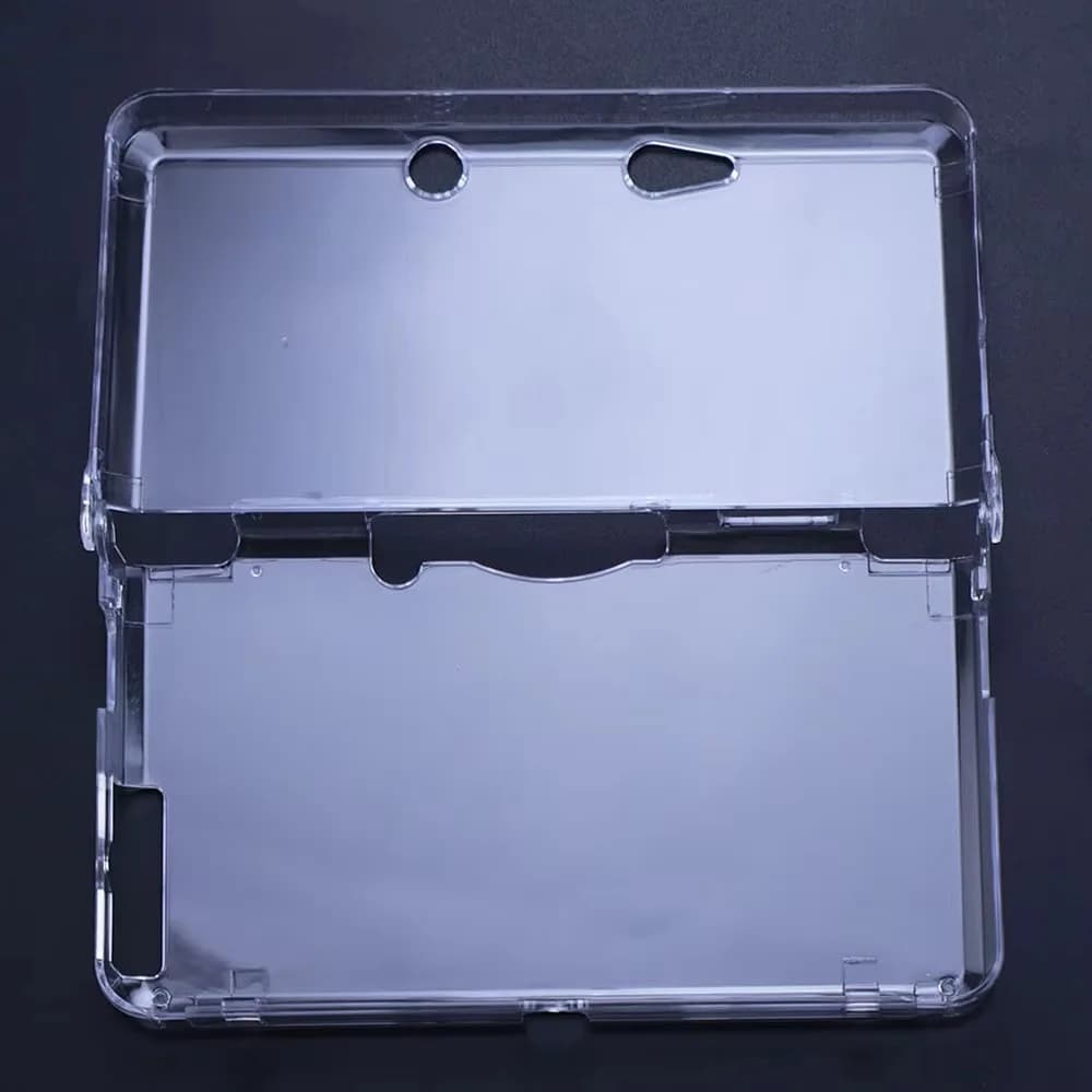 غطاء حماية شفاف من البلاستيك من JCD لجهاز 3DS و3DS XL وLL وNew 3DS وNew 3DS XL/LL مع واقي شاشة - 4