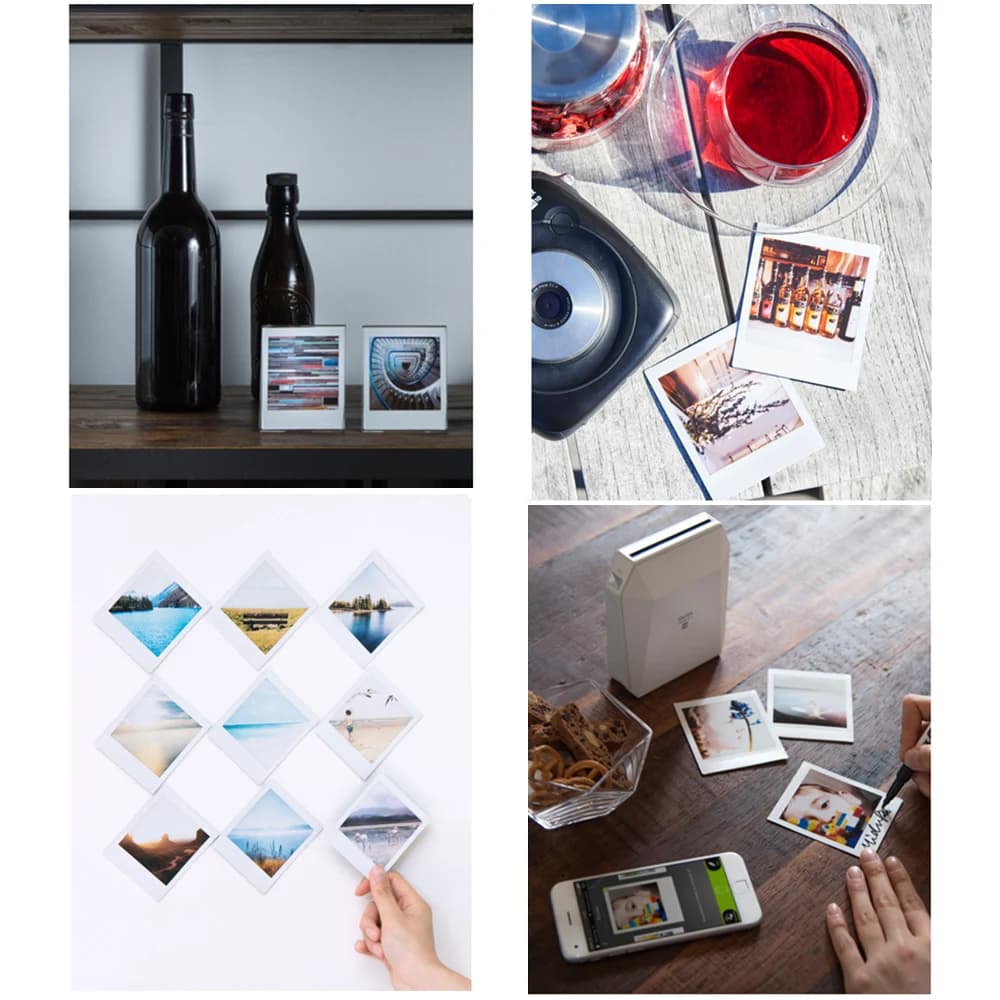 10-100 Sheets Fujifilm Instax Square Camera Instax Film Photo Paper For Fujifilm Instax SQUARE SQ1/SQ40/SQ10/Link Square Printer - 5