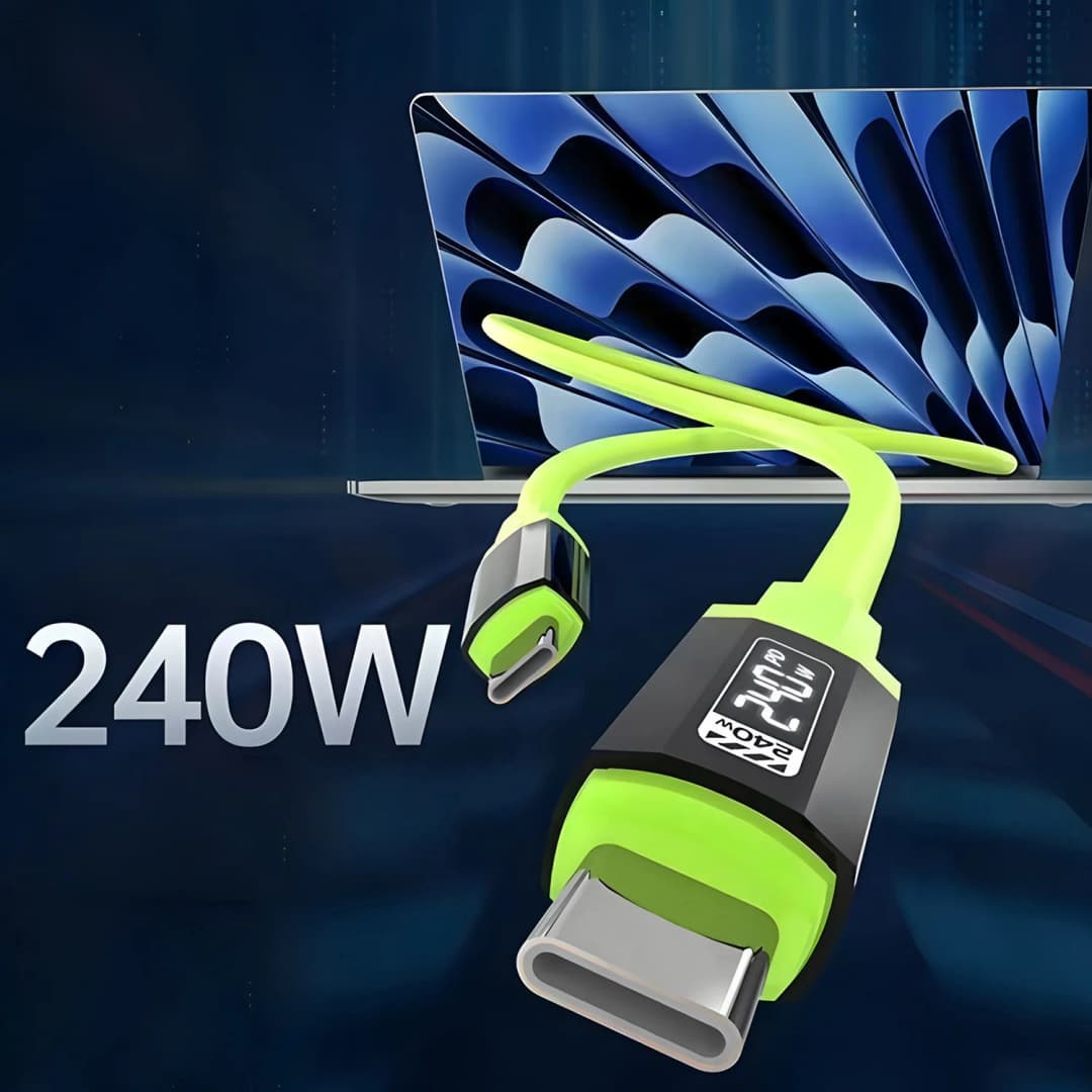 شاحن شحن سريع من النوع C لهاتف سامسونج هواوي Xiaomi Type C USB كابل شاحن سريع لمزامنة التاريخ كابل شاحن سلك مجدول من النايلون - 3