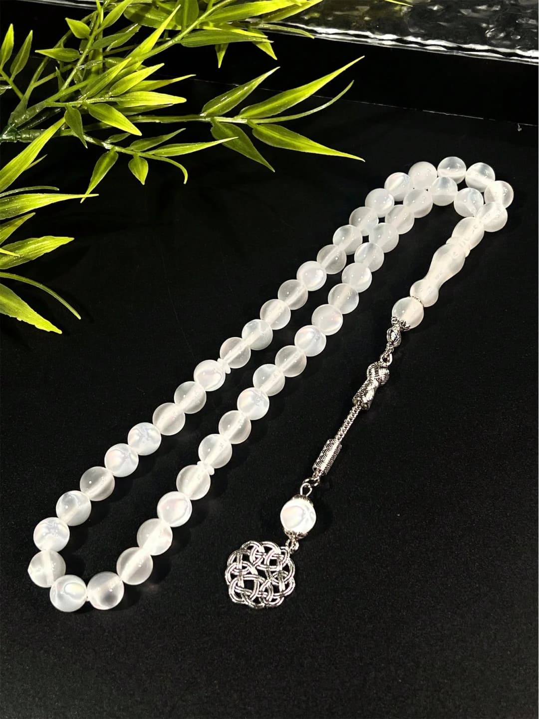 45 قطعة/مجموعة خرز صلاة بحلقة واحدة 10 ملم، مصممة للطقوس الدينية في الشرق الأوسط والعربية - 6