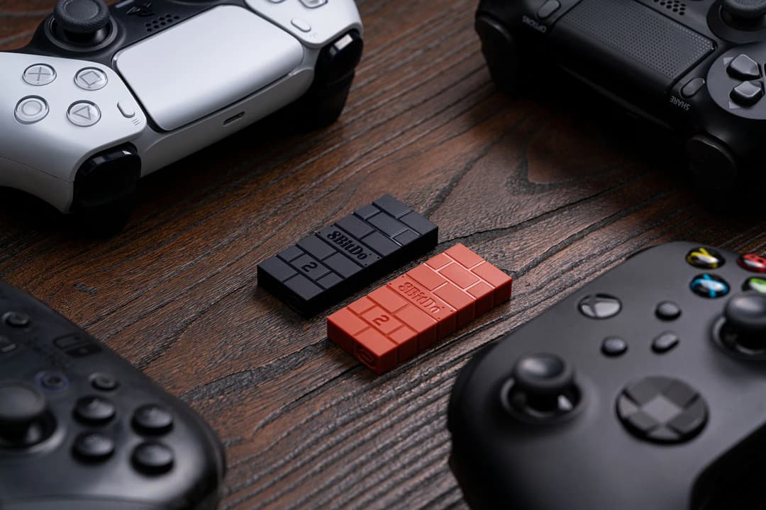 8BitDo USB Wireless Bluetooth Adapter 2 Receiver for Nintendo Switch 1, 2 PS1 Raspberry Pi Mini PS4 Controller for PS5 Handle - 6
