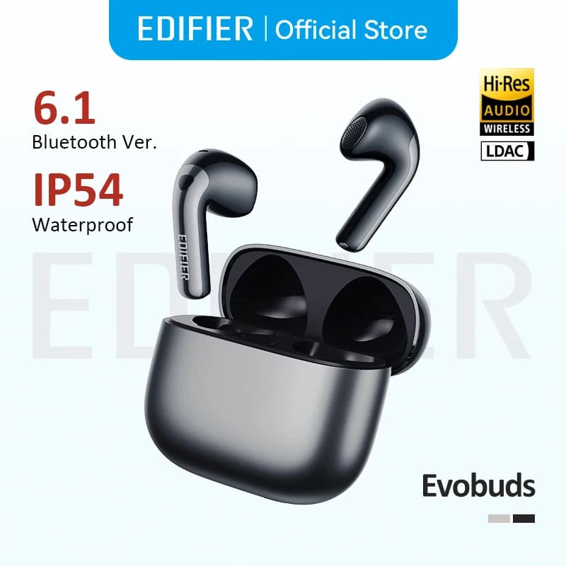 سماعات إديفاير إيفوبادز اللاسلكية الحقيقية بلوتوث مع ترجمة صوتية بالذكاء الاصطناعي إلغاء الضوضاء بلوتوث 6.1 هاي ريز IP54