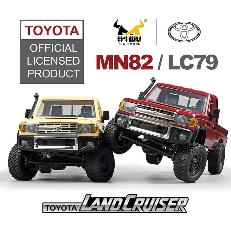 MN82 4WD RC Off-road Vehicle 1/12 LC79 Pickup Climbing Car with LED Lights Full Size Simulation RC Climbing Car Boy Toy Car - 6