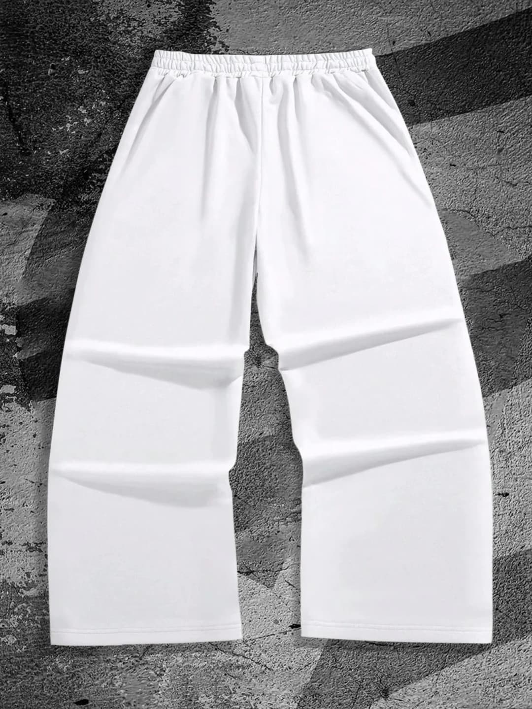 بنطال رياضي رجالي فضفاض، ساق مستقيمة، طباعة وشم قوطي، ملابس شارع، مناسب لجميع المواسم - 2