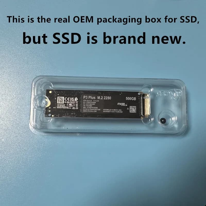 Crucial P3 Plus 500GB 1TB NVMe SSD PCIe Gen4 M2 2280 Internal Solid State Drive 3D NAND High Speed Storage OEM Version - 5
