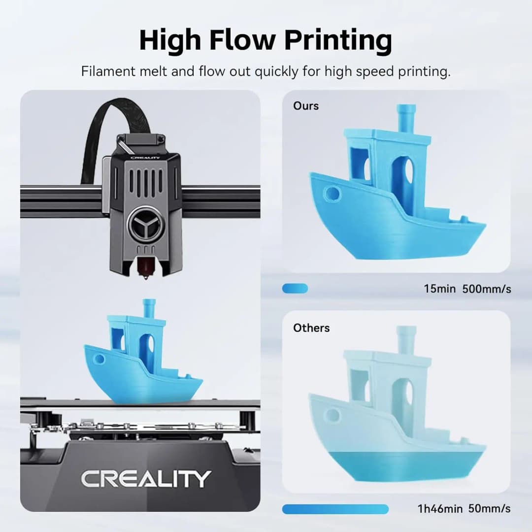 Creality Ender 3 V3 KE Hotend Kit 300°C High Temperature Resistance Extruder Hot End Ceramic Heating Block Kit,for K1/K1 Max - 4