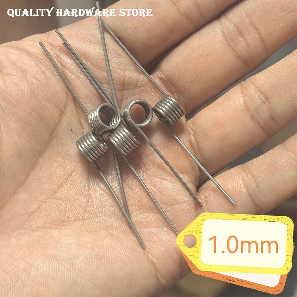 زنبرك تدوير من الفولاذ المقاوم للصدأ 304، 60° 90° 120° 180°، زنبرك تدوير على شكل V، 3/6/9 لفات، 5 قطع - 6