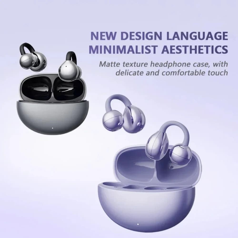 2026 New Clip-on Sports Headphones OWS Wireless Silicone Earphones Universal For Android Ios Smartphone With Mic Gaming Headset - 3
