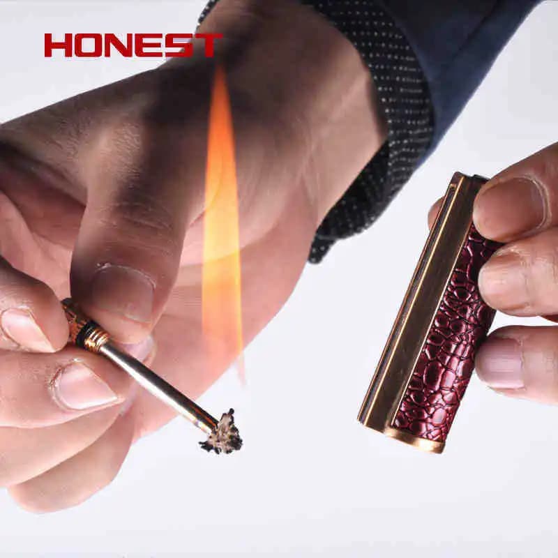 HONEST Outdoor Match Multifunctional Camping Lighter Waterproof Portable Lighter Waterproof Metal Outdoor Survival Tool - 4