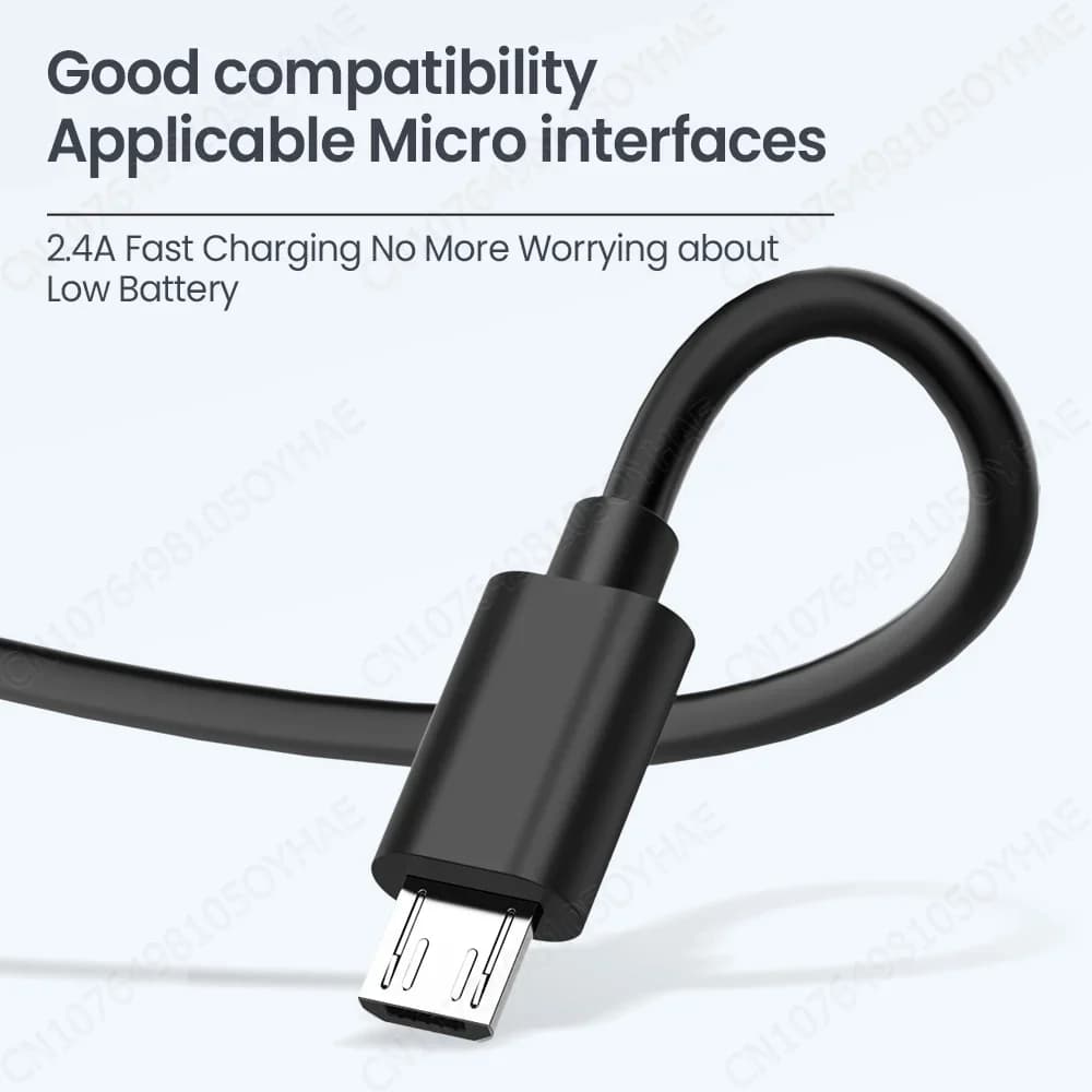 كابل نوع C إلى مايكرو USB محول USB نوع-C سريع لهواتف سامسونج وهواوي وشاومي وون بلس وماك بوك برو OTG - 5