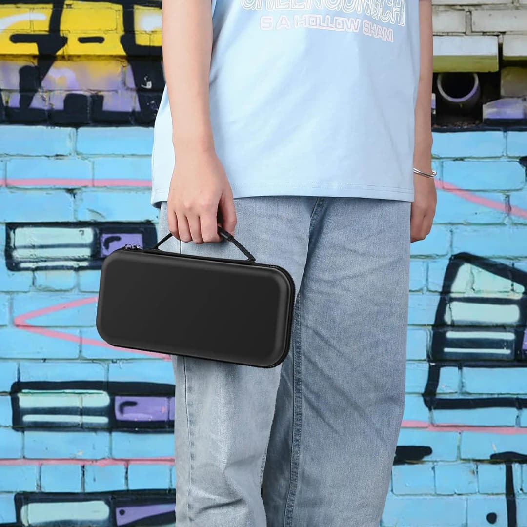 Portable Lightweight Carrying Case for Switch Console Large Capacity Waterproof Protective Storage Bag for Game Accessories - 5