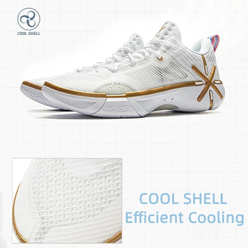 Li-Ning Men's WADE SHADOW 6V2 On Court Basketball Shoes BOOM Cushion Wearable Sport Shoes LiNing Stable Support Sneakers ABPV021 - 4