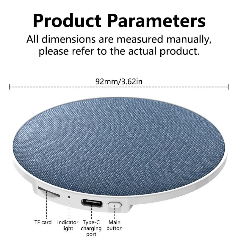 سماعة بلوتوث على شكل فراشة تحت الوسادة بجودة صوت ديناميكية عالية، مساعد نوم بالموجات فوق الصوتية بجانب الوسادة 2026 - 6