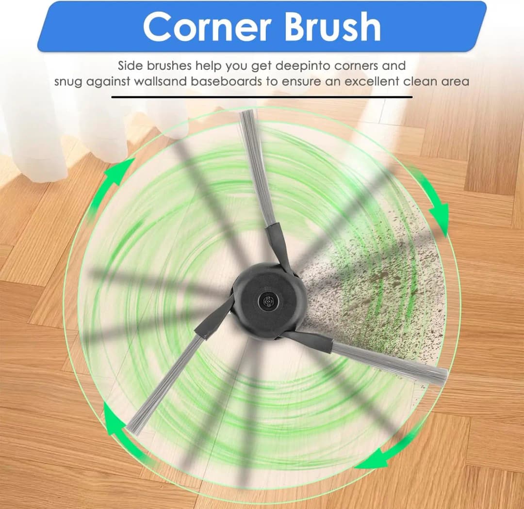 Dreame L40s Pro Ultra Robot Vacuum Cleaner Replacement Accessories Main Side Brush HEPA Filter Mop Cloths Dust Bag Spare Parts - 6