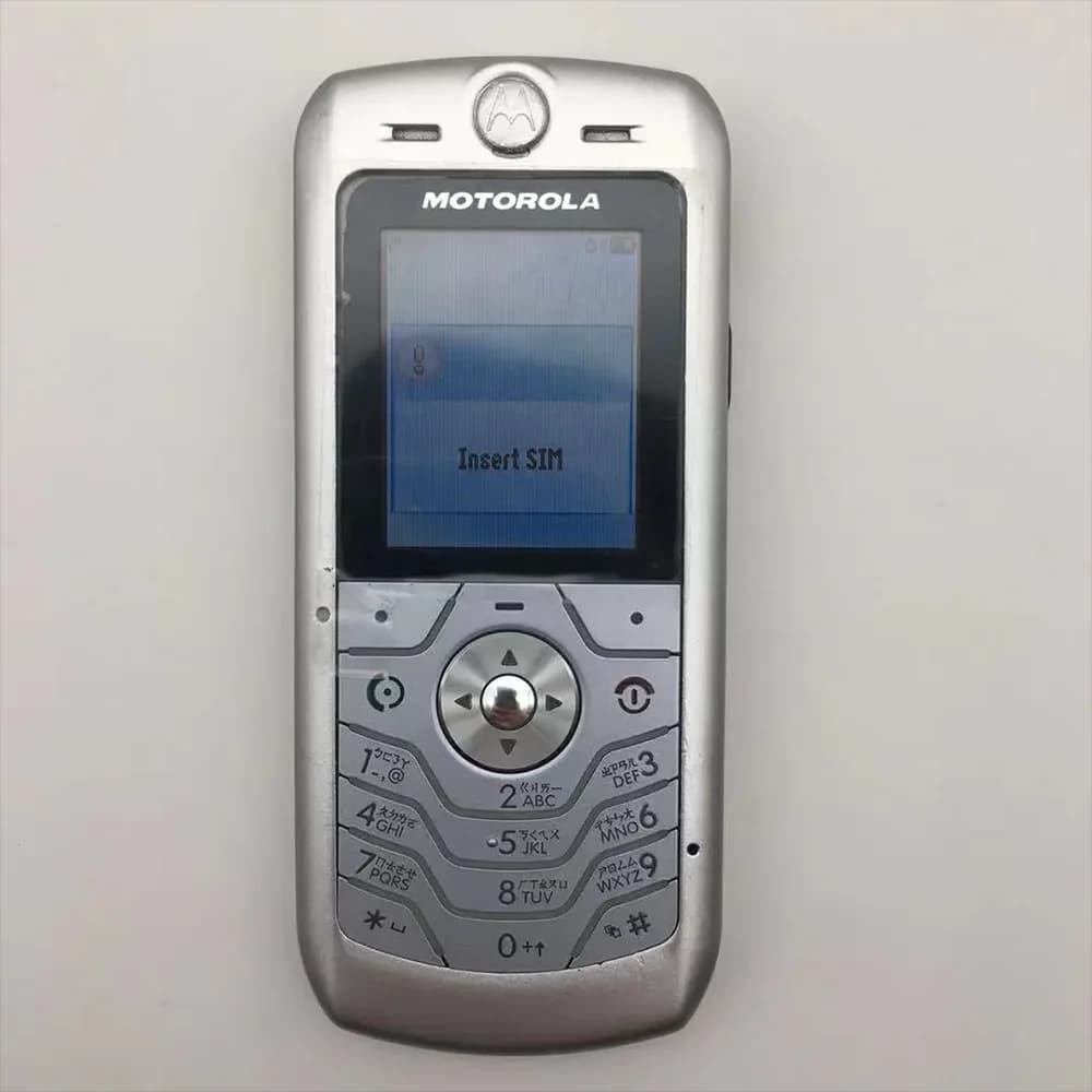 Refurbished Motorola L6 Original L6 Detachable Battery 820mAh Cell Phone Wholesale Free shipping - 4