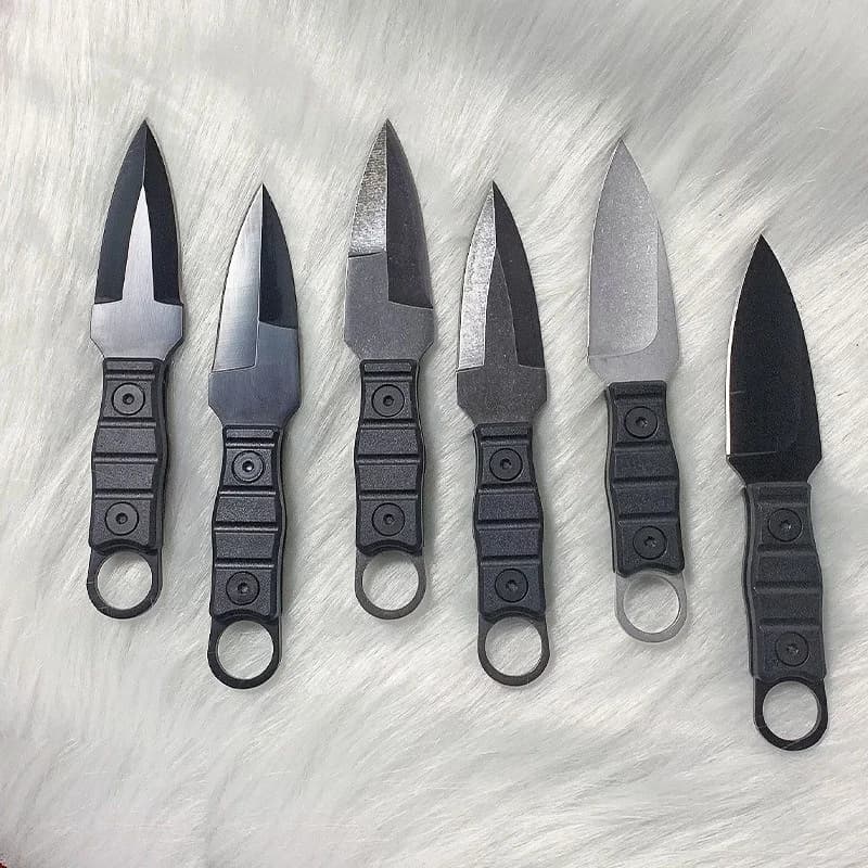 Professional Outdoor Survival Knife, EDC Fixed Blade with Sheath - High Hardness D2 Steel for Camping, Hunting & Self-Defense - 3