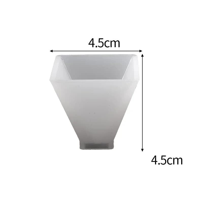 قوالب الراتنج الهرم سيليكون ثلاثية الأبعاد ، مجموعة قوالب إيبوكسي الهرم قالب السيليكون الهرم لقوالب صب الايبوكسي الراتنج الحلي Mo - 2