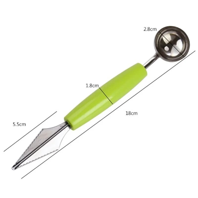 Dual Head Fruit Platter Carving Knife Kitchen Vegetable Carve Fruit Slicer Device Scoop Ballers Cutter Chop Gadgets Accessorie - 6