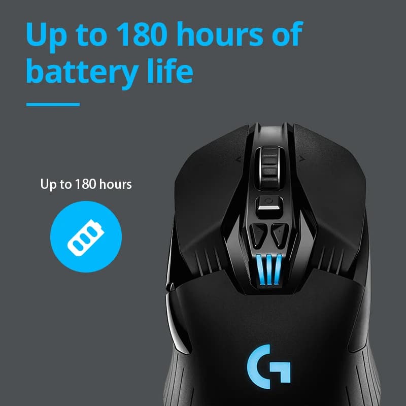 ماوس ألعاب لاسلكي Logitech G903 LIGHTSPEED، Hero 16K، 16000 DPI، إضاءة RGB، 11 زر قابل للبرمجة، إصدار ESports - 4