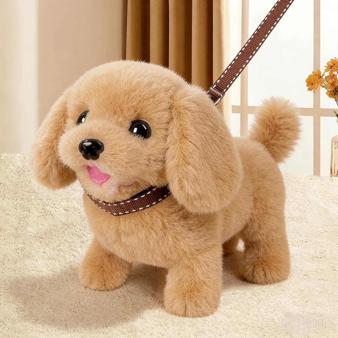 2026 Model Interactive Realistic Golden Retriever Toy Dog,Realistic Walking Barking & Tail Wagging, Electric Puppy with Sounds - 5