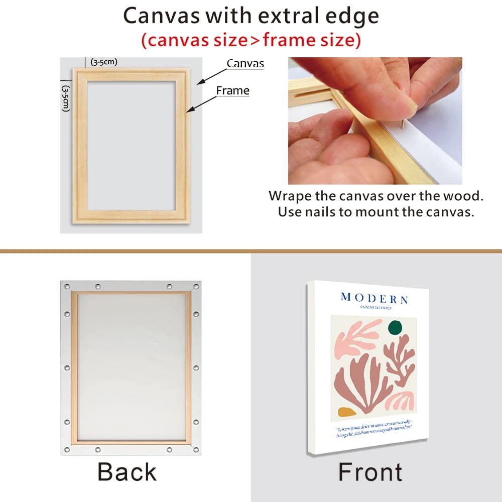 60x90 50x70 40x60 Natural Wooden Picture Frame For Wall Canvas Frame Diamond Painting Frame Picture Poster Wall Frame Home Decor - 5