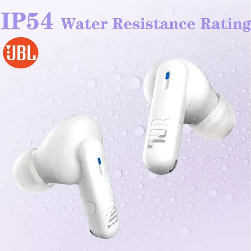 سماعات أذن JBL WAVE BEAM 2 TWS بلوتوث 5.3 مع إلغاء الضوضاء ANC مقاومة للماء IP54 شحن سريع 4 ميكروفونات تأخير منخفض باس عميق