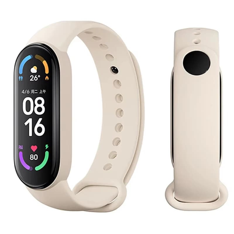 حزام سيليكون لشاومي Mi Band 7 سوار المعصم Miband 5 6 NFC الرياضة استبدال نبض كوريا mi الفرقة 7 6 4 5 3 الساعات