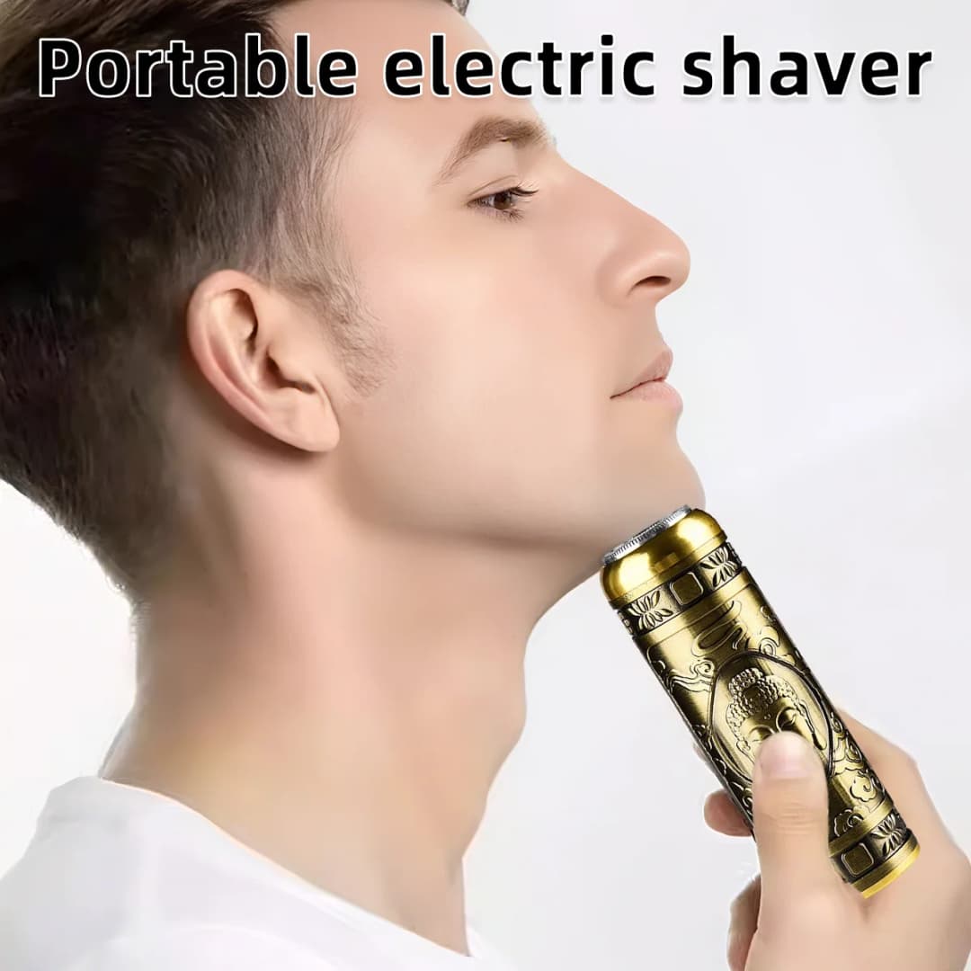 ماكينة تشذيب اللحية الكهربائية المقاومة للماء، ماكينة حلاقة محمولة للرجال، تجربة حلاقة غير مهيجة، مناسبة للاستخدام المنزلي والسفر
