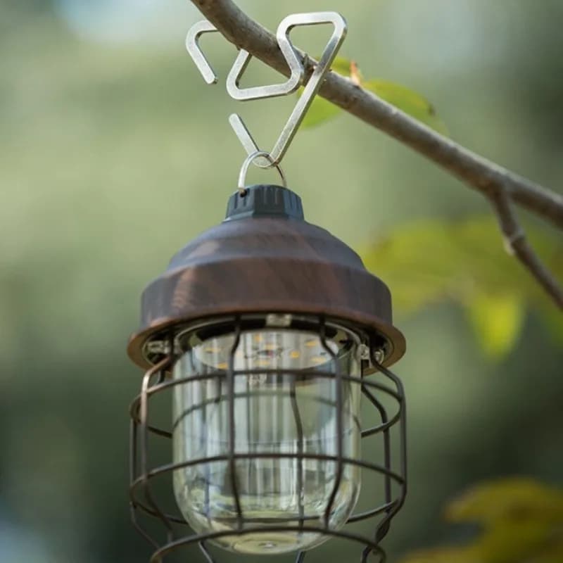 خطاف تخييم دائري من الفولاذ المقاوم للصدأ، أدوات خفيفة ومتعددة الوظائف للمشي لمسافات طويلة والسفر - 4