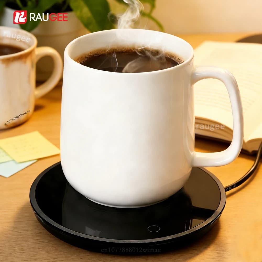 سخان أكواب USB، قاعدة تسخين كهربائية، سخان أكواب قهوة وشاي وحليب للمكتب والمنزل، سخان أكواب محمول