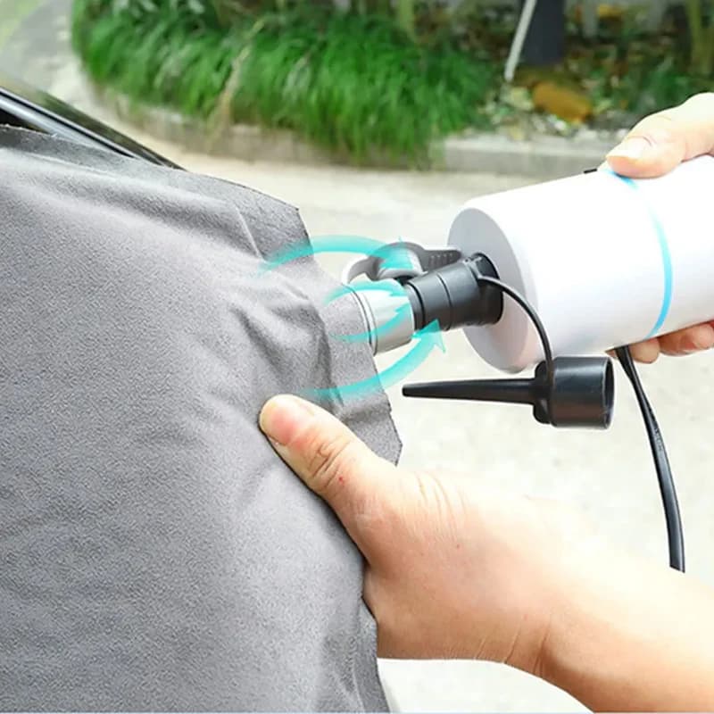 For Tesla Model 3 Model Y 2017-2026 Inflatable Air Mattress Outdoor Camping Inflatable Special Suede Fabric Car Travel Bed - 3