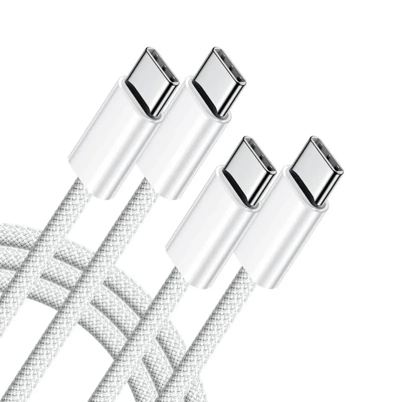 كابل VIKEFON USB C إلى USB C 60 وات كابل شاحن سريع الشحن يدعم الشحن السريع لهاتف iPhone 16 15 Samsung Xiaomi Huawei إلخ - 6