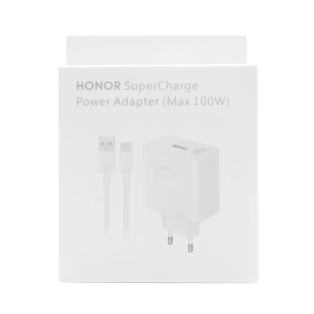 New HONOR 100W Fast Charger EU/UK SuperCharge Power Adapter 6A USB Type C Cable For HONOR 400 500 Pro Magic8 Pro - 3
