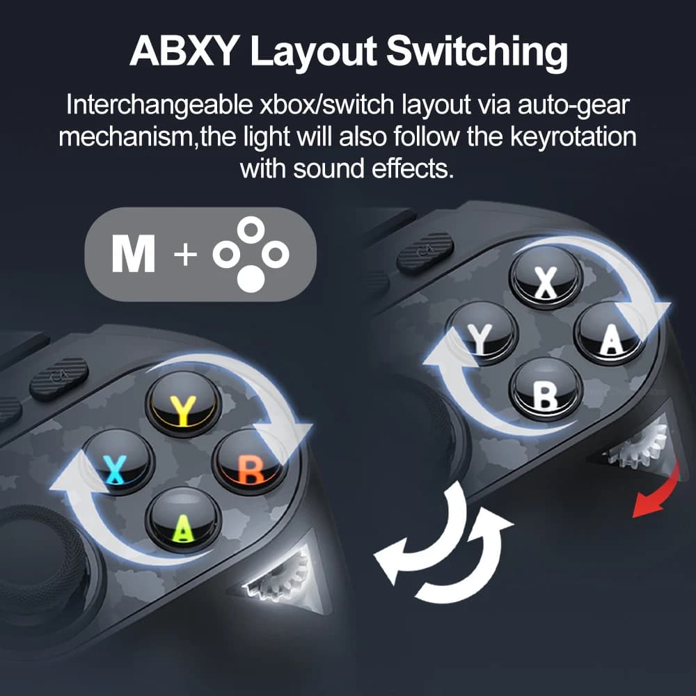 GameSir Tarantula Pro Gamepad PC for Nintendo Switch 2 Switch Android iOS Controle TMR Hall Joysticks NFC 6 axis Gyro Controller - 5
