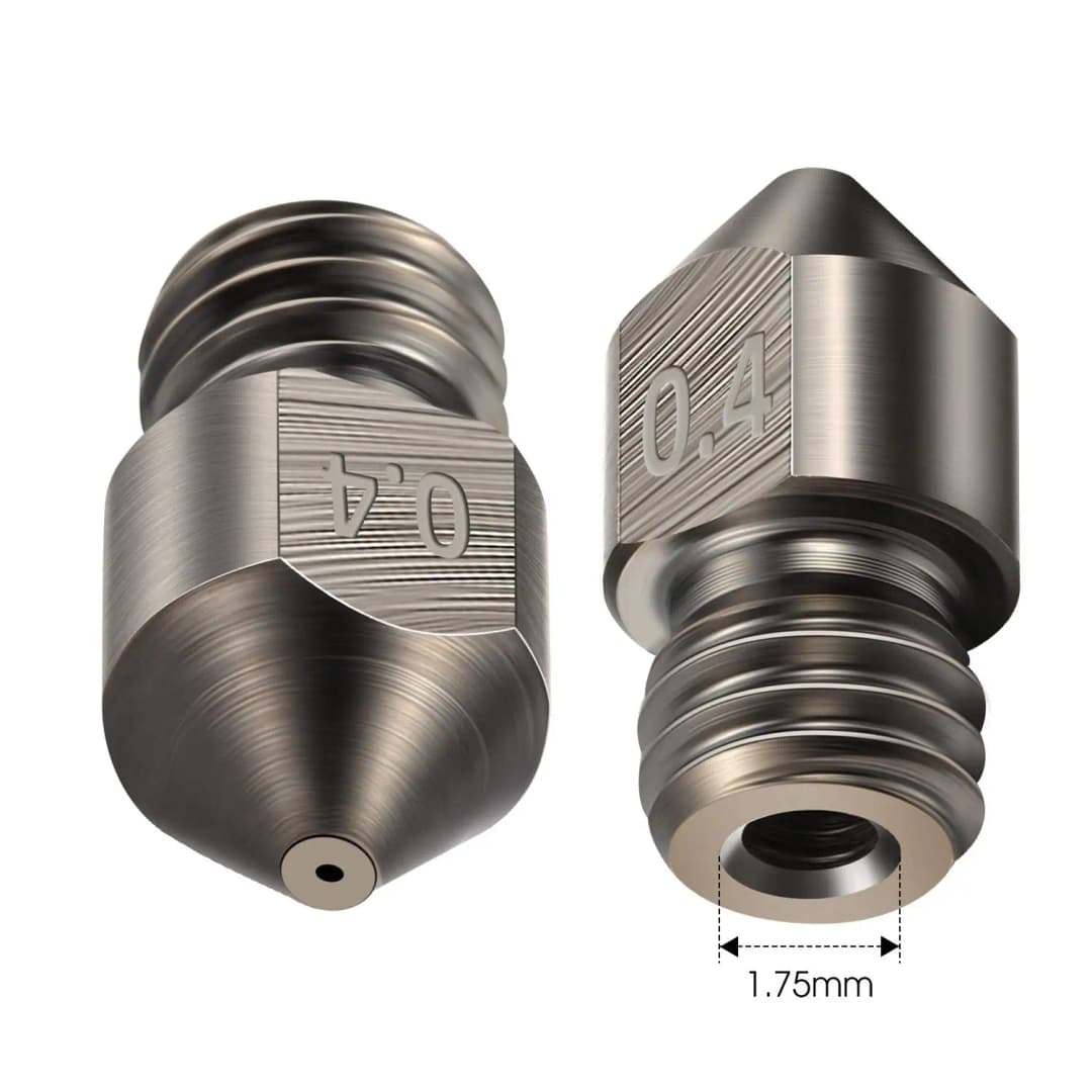 Creality Offcial Hardened Steel MK8 Nozzle 0.4mm Ender 3 Nozzle for Ender3 Pro/Ender 3 V2/Ender 5/CR-10 Series 3D Printer Nozzle - 5