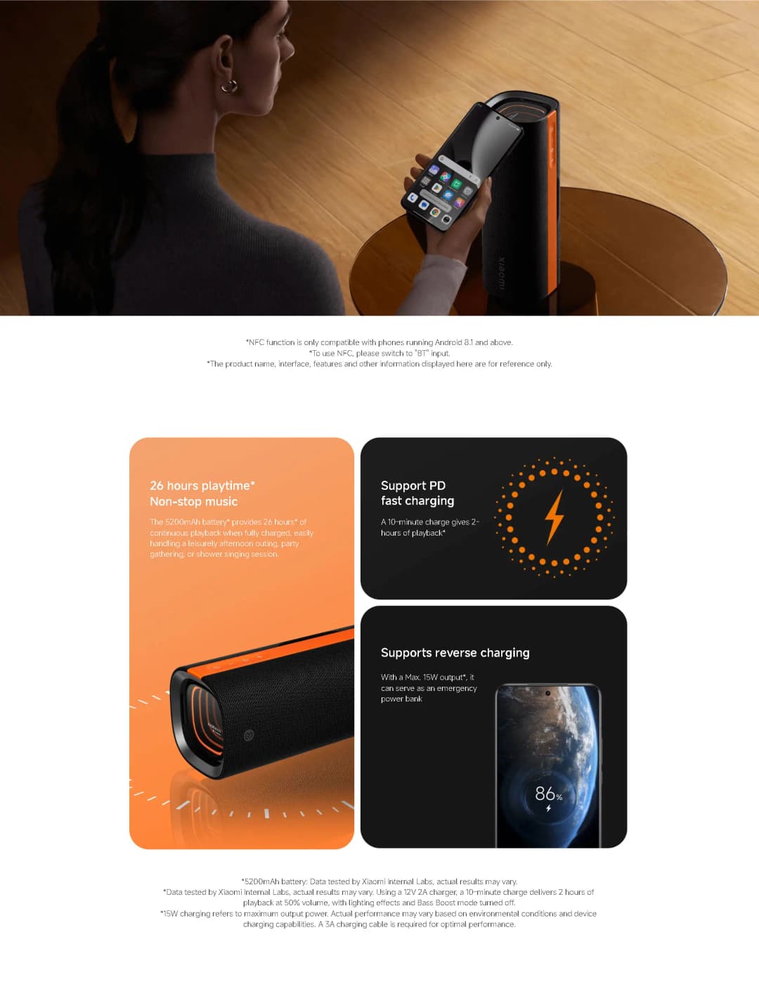 Xiaomi Sound Party Wireless Bluetooth Speaker - Portable Smart Home Audio System with Powerful Bass And Long Battery Life - 6
