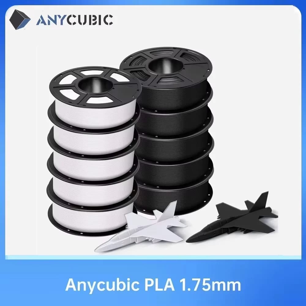 خيط طباعة ثلاثية الأبعاد Anycubic PLA 1.75 مم FDM مواد استهلاكية بلاستيكية لطابعة كوبرا 3 ألعاب دي أي واي