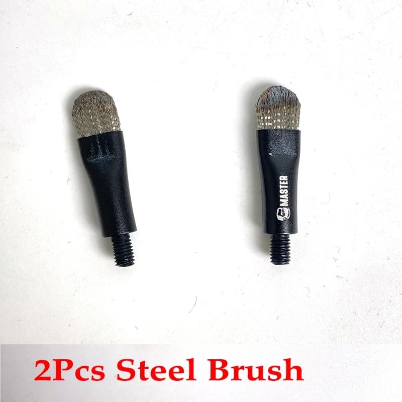 2 قطعة اللوحة الأم الميكانيكية IC فرشاة إزالة الصمغ فرشاة الصلب استبدال رئيس IC وسادة تنظيف وإزالة الغراء وأداة إزالة القصدير - 6