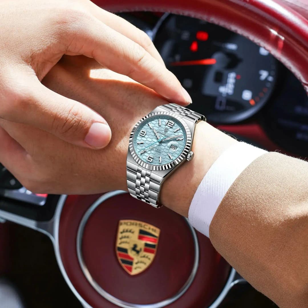 POEDAGAR High Quality Original Men Clock Waterproof Luminous Date Luxury Man Watch Stainless Steel Quartz Men's Watches Male+Box - 5