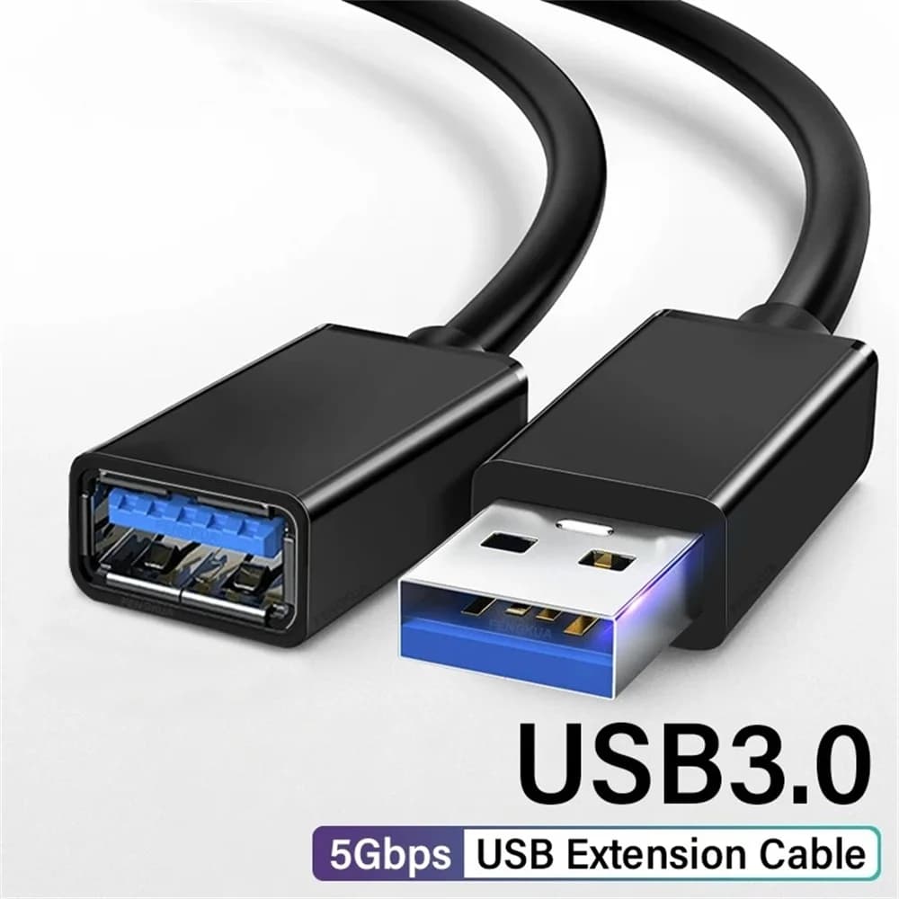 5Gbps Male to Female USB 3.0 Extension Cable USB3.0 Extender Data Cord For PC PS3 Laptop to U Disk Smart TV USB Extension Cable