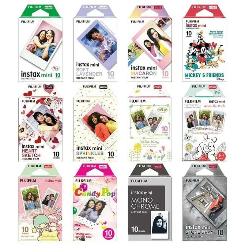 10 20 50 60 Sheets Fujifilm Instax Mini 12 11 Film Fujifilm Instax Mini Color Film For 70 7s 50s 50i 90 25 Share SP-1 2 Camera