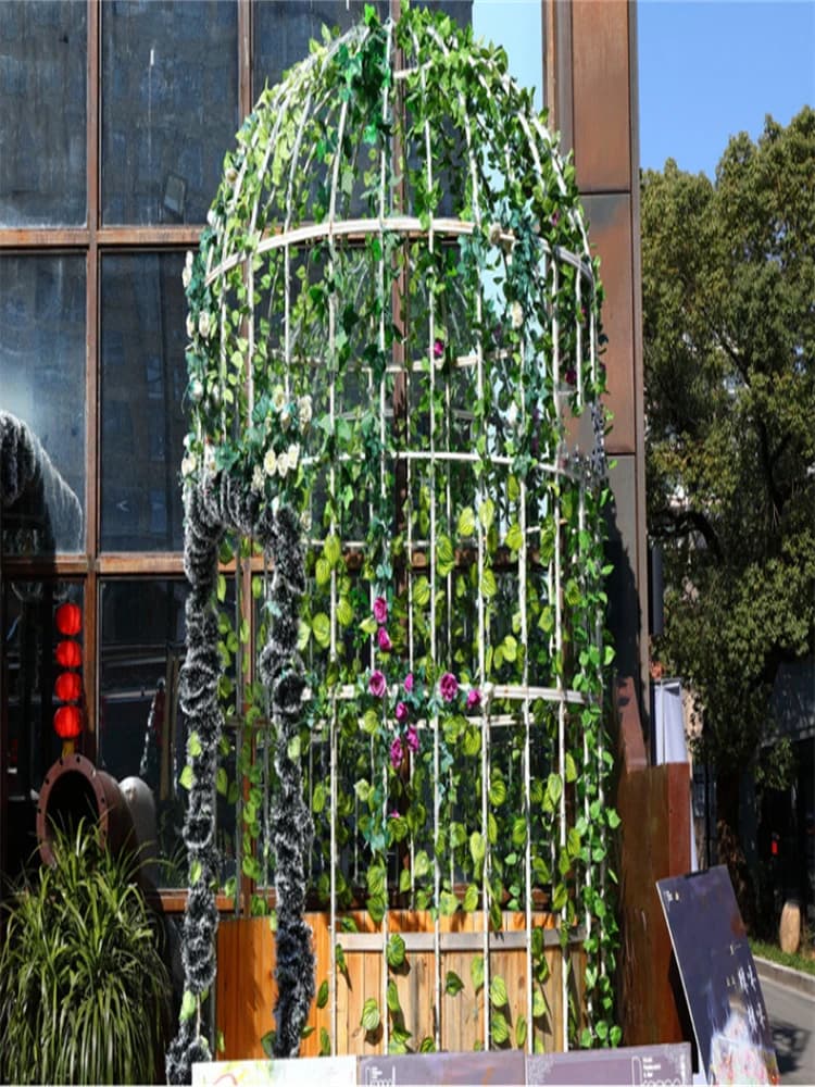 1 Piece 2M Home Decor Artificial  Leaf Garland Plants Vine Fake Foliage Flowers Creeper Ivy Party Decorate - 4