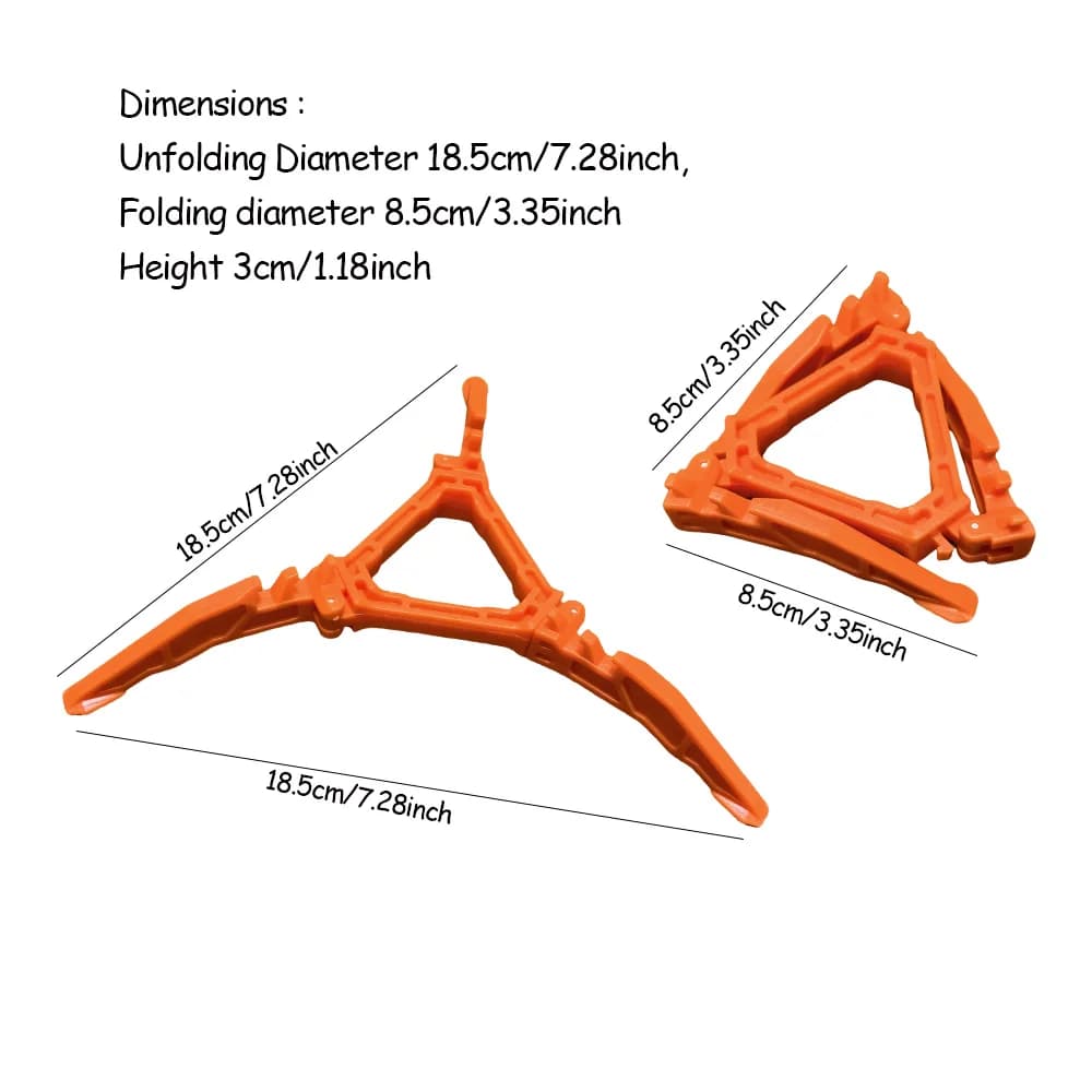 ​​​​​​Portable Gas Canister Stand​​ Universal Tripod Folding Frame Outdoor Camping Gas Tank Stove Base Holder Camping Supplies - 6