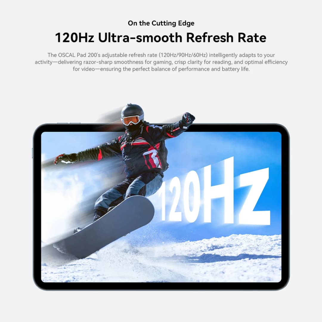 جهاز بلاك فيو أوسكال باد 200 اللوحي، أندرويد 2025، شاشة 13.4 بوصة بمعدل تحديث 120 هرتز، بطارية 8300 مللي أمبير، أندرويد 16، 4G LTE، مناسب للمكتب والدراسة - 3