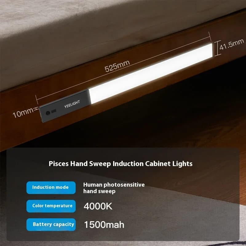 مصباح Yeelight ذكي يعمل بالاستشعار البشري، بطارية 1500 مللي أمبير، تحكم في السطوع، شحن لاسلكي - 4