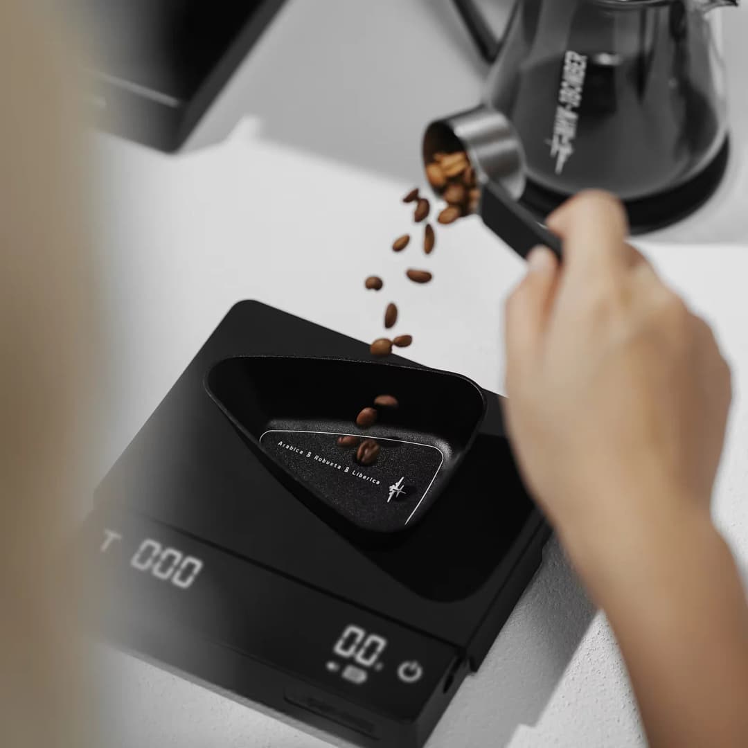 MHW-3BOMBER BeanBoat Coffee Bean Dosing Cup Aluminum Alloy Coffee Dosing Tray Coffee Bar Accessories For Coffee Enthusiast - 6