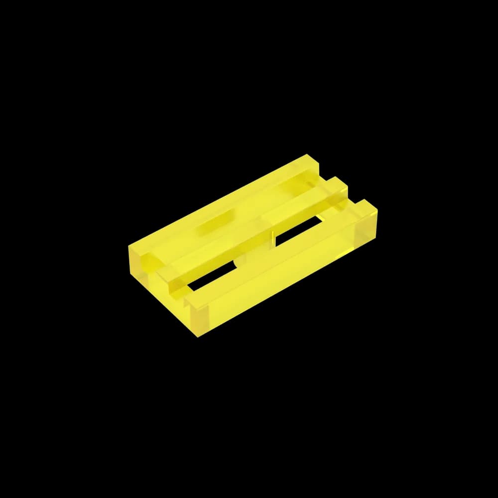 Gobricks GDS-602 مكعبات بناء شبك رادياتير 1X2 متوافق مع ليجو 2412 30244 مكعبات بناء تعليمية يدوية للأطفال - 4